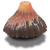 Przypinki Jibbitz™ „Erupcja wulkanu”
