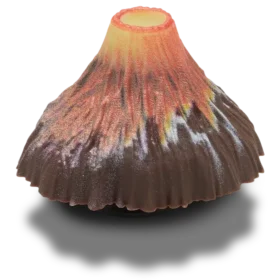 Przypinki Jibbitz™ „Erupcja wulkanu”