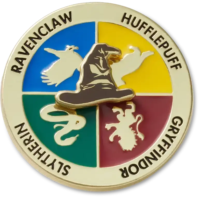 Przypinki Jibbitz™ „Harry Potter – koło sortujące” Przypinki Jibbitz™ „Harry Potter – koło sortujące”