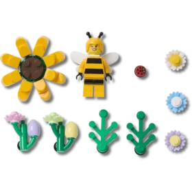 Przypinki Jibbitz Lego® Botanicals – zestaw 10 sztuk