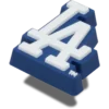 Przypinki Jibbitz™ MLB Los Angeles Dodgers