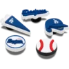 Przypinki Jibbitz™ MLB Los Angeles Dodgers, zestaw 5 sztuk