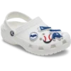 Przypinki Jibbitz™ MLB Los Angeles Dodgers, zestaw 5 sztuk