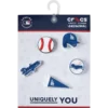 Przypinki Jibbitz™ MLB Los Angeles Dodgers, zestaw 5 sztuk