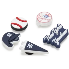 Przypinki Jibbitz™ MLB New York Yankees – zestaw 5 sztuk