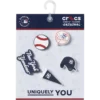 Przypinki Jibbitz™ MLB New York Yankees – zestaw 5 sztuk