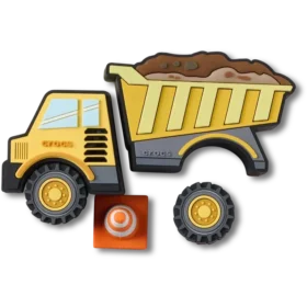 Przypinki Jibbitz™ „Myo Construction Truck” (pakiet 5 sztuk)