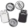 Przypinki Jibbitz™ NBA Brooklyn Nets – zestaw 5 sztuk Przypinki Jibbitz™ NBA Brooklyn Nets – zestaw 5 sztuk