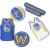 Przypinki Jibbitz™ NBA Golden State Warriors – zestaw 5 sztuk Przypinki Jibbitz™ NBA Golden State Warriors – zestaw 5 sztuk