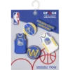 Przypinki Jibbitz™ NBA Golden State Warriors – zestaw 5 sztuk Przypinki Jibbitz™ NBA Golden State Warriors – zestaw 5 sztuk