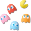 Przypinki Jibbitz™ Pacman II – zestaw 5 sztuk Przypinki Jibbitz™ Pacman II – zestaw 5 sztuk