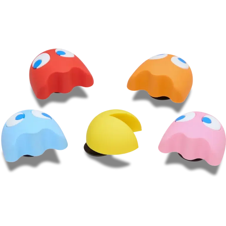 Przypinki Jibbitz™ Pacman II – zestaw 5 sztuk Przypinki Jibbitz™ Pacman II – zestaw 5 sztuk
