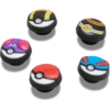 Przypinki Jibbitz™ „Poke Ball” – zestaw 5 sztuk