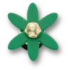 Przypinki Jibbitz™ „Retro Green Spinner Flower” Przypinki Jibbitz™ „Retro Green Spinner Flower”