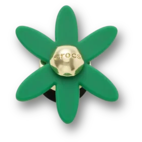 Przypinki Jibbitz™ „Retro Green Spinner Flower”