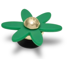 Przypinki Jibbitz™ „Retro Green Spinner Flower”