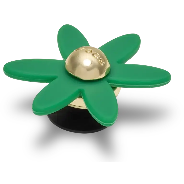 Przypinki Jibbitz™ „Retro Green Spinner Flower” Przypinki Jibbitz™ „Retro Green Spinner Flower”