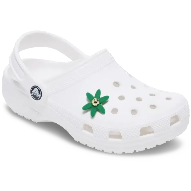 Przypinki Jibbitz™ „Retro Green Spinner Flower” Przypinki Jibbitz™ „Retro Green Spinner Flower”