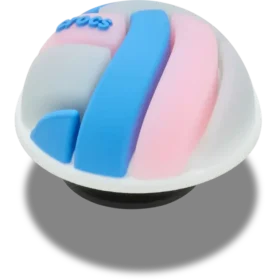 Przypinki Jibbitz „Siatkówka 3D w pastelowych kolorach”