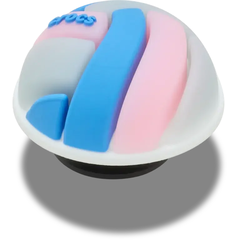 Przypinki Jibbitz „Siatkówka 3D w pastelowych kolorach” Przypinki Jibbitz „Siatkówka 3D w pastelowych kolorach”