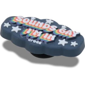 Przypinki Jibbitz™ „Sounds Gay Im”