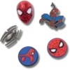 Przypinki Jibbitz™ Spiderman II – zestaw 5 sztuk