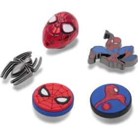 Przypinki Jibbitz™ Spiderman II – zestaw 5 sztuk