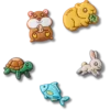 Przypinki Jibbitz™ Super Pets – zestaw 5 sztuk