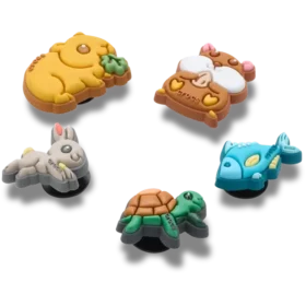 Przypinki Jibbitz™ Super Pets – zestaw 5 sztuk