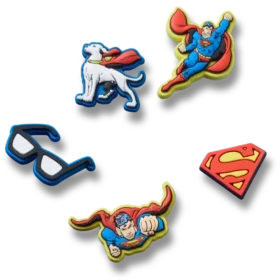 Przypinki Jibbitz™ „Superman” (5 szt.)