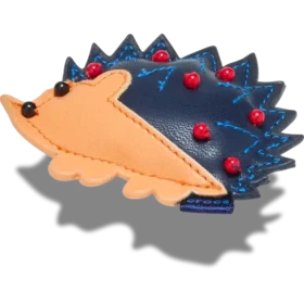 Przypinki Jibbitz™ z jeżem z imitacji skóry