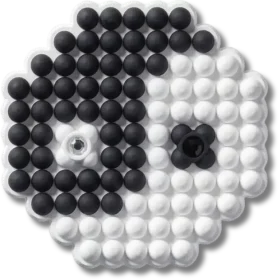 Przypinki Jibbitz™ z koralików „Yin i Yang”