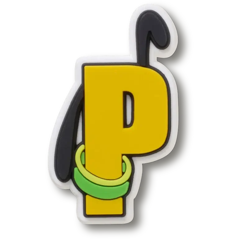 Przypinki Jibbitz™ z literą P z postaciami Disneya Przypinki Jibbitz™ z literą P z postaciami Disneya