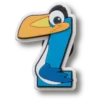 Przypinki Jibbitz™ z literą Z z postaciami Disneya