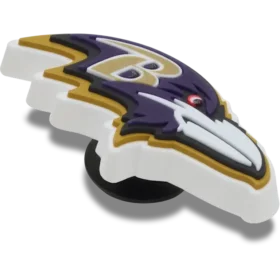 Przypinki Jibbitz™ z logo drużyny NFL Baltimore Ravens