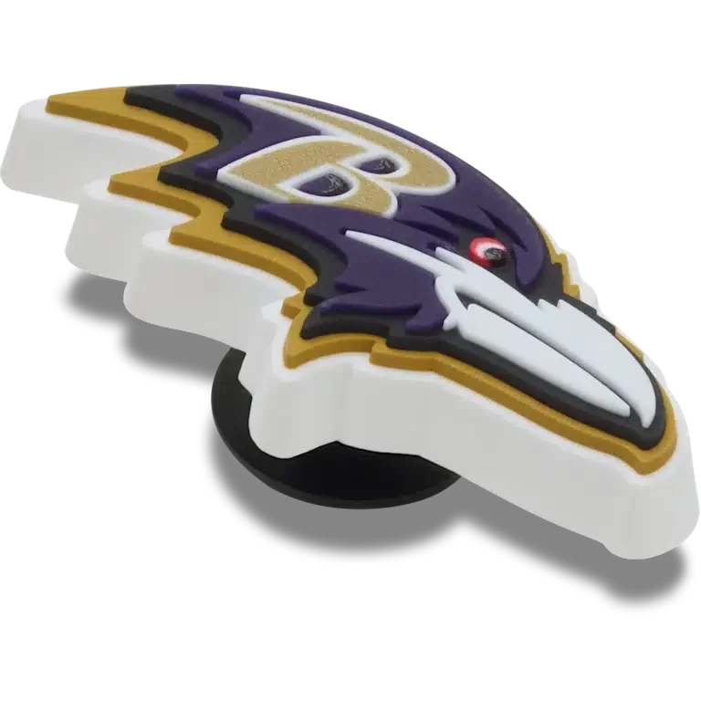 Przypinki Jibbitz™ z logo drużyny NFL Baltimore Ravens Przypinki Jibbitz™ z logo drużyny NFL Baltimore Ravens