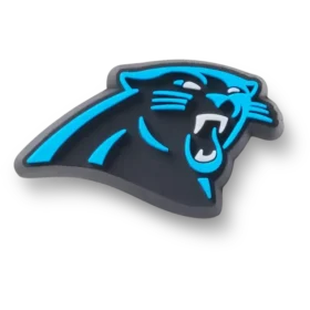 Przypinki Jibbitz™ z logo drużyny NFL Carolina Panthers