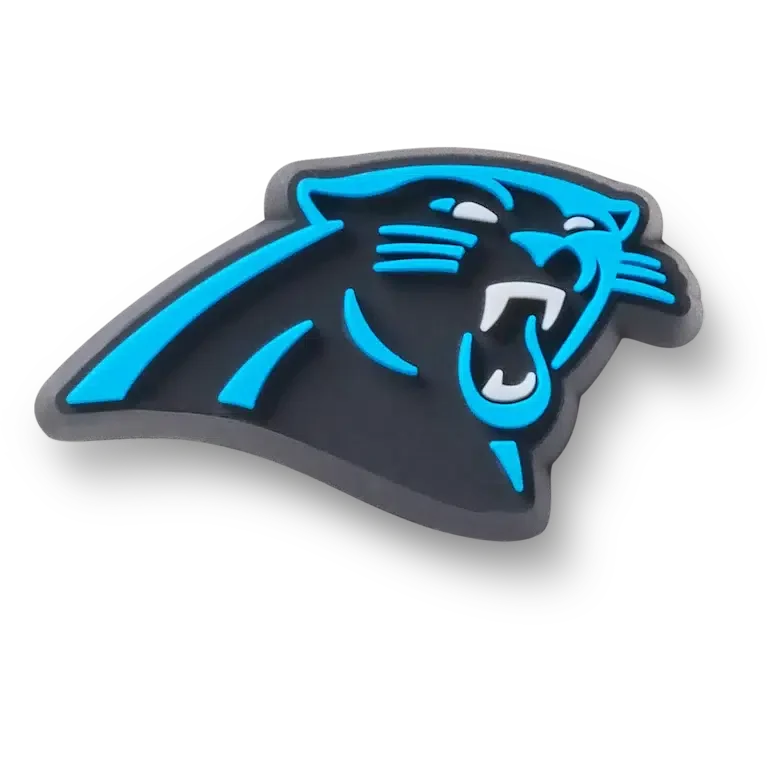 Przypinki Jibbitz™ z logo drużyny NFL Carolina Panthers Przypinki Jibbitz™ z logo drużyny NFL Carolina Panthers