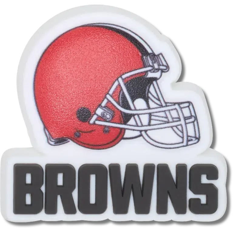 Przypinki Jibbitz™ z logo drużyny NFL Cleveland Browns Przypinki Jibbitz™ z logo drużyny NFL Cleveland Browns
