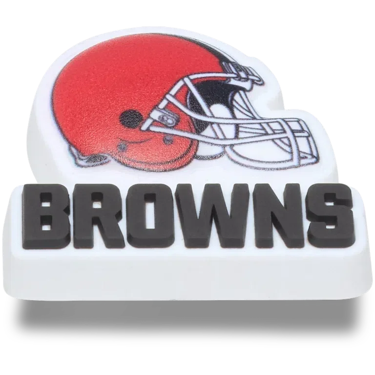 Przypinki Jibbitz™ z logo drużyny NFL Cleveland Browns Przypinki Jibbitz™ z logo drużyny NFL Cleveland Browns