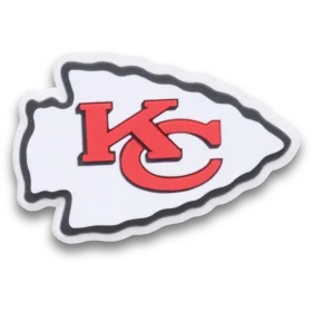 Przypinki Jibbitz™ z logo drużyny NFL Kansas City Chiefs
