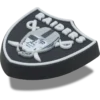 Przypinki Jibbitz™ z logo drużyny NFL Las Vegas Raiders