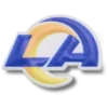 Przypinki Jibbitz™ z logo drużyny NFL Los Angeles Rams