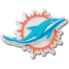 Przypinki Jibbitz™ z logo drużyny NFL Miami Dolphins