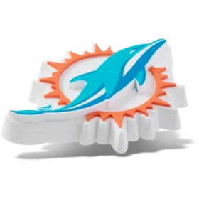 Przypinki Jibbitz™ z logo drużyny NFL Miami Dolphins