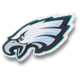 Przypinki Jibbitz™ z logo drużyny NFL Philadelphia Eagles