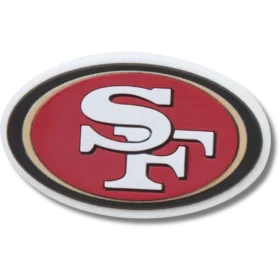 Przypinki Jibbitz™ z logo drużyny NFL San Francisco 49ers