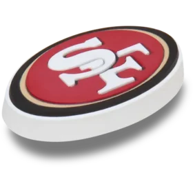 Przypinki Jibbitz™ z logo drużyny NFL San Francisco 49ers