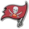 Przypinki Jibbitz™ z logo drużyny NFL Tampa Bay Buccaneers Przypinki Jibbitz™ z logo drużyny NFL Tampa Bay Buccaneers