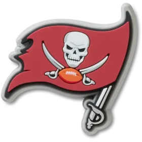 Przypinki Jibbitz™ z logo drużyny NFL Tampa Bay Buccaneers